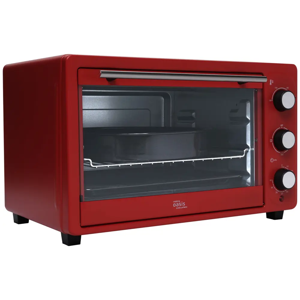 Фото 4 Электропечь 1500 Вт Making oasis everywhere M-S38R 51.3x32.5x40.3 см цвет красный Фото 4 Электропечь 1500 Вт Making oasis everywhere M-S38R 51.3x32.5x40.3 см цвет красный