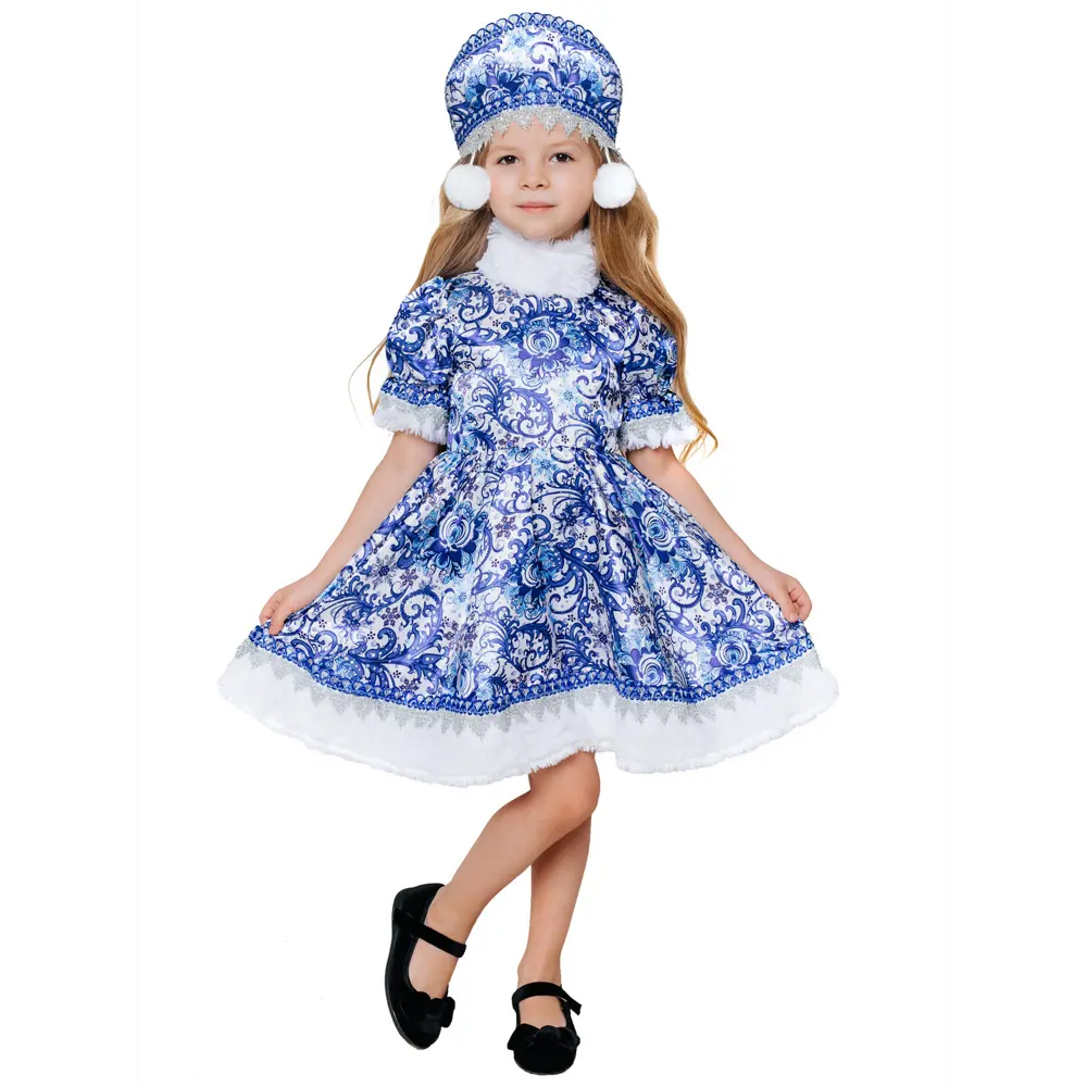 Фото Детский костюм Пуговка Зимушка Гжель р. 122 см