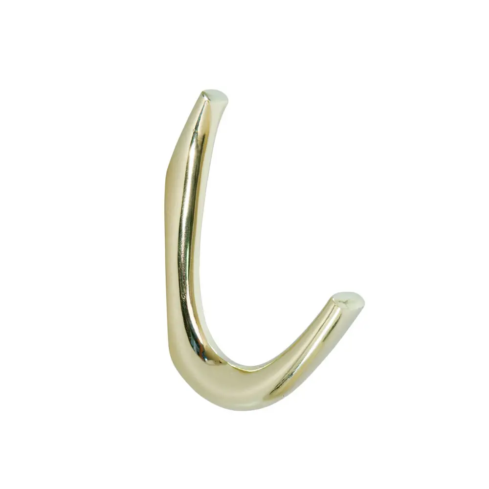 Фото Крючок мебельный Kerron KR 80 OT однорожковый золото Фото Крючок мебельный Kerron KR 80 OT однорожковый золото