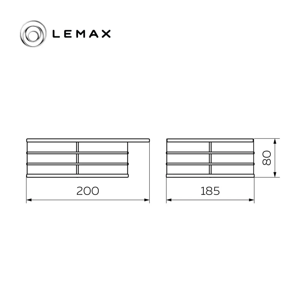 Фото Салфетница Lemax 185x80x200 см цвет белый