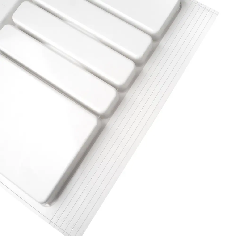 Фото 3 Лоток для столовых приборов Lemax Prof 60 см полипропилен цвет белый