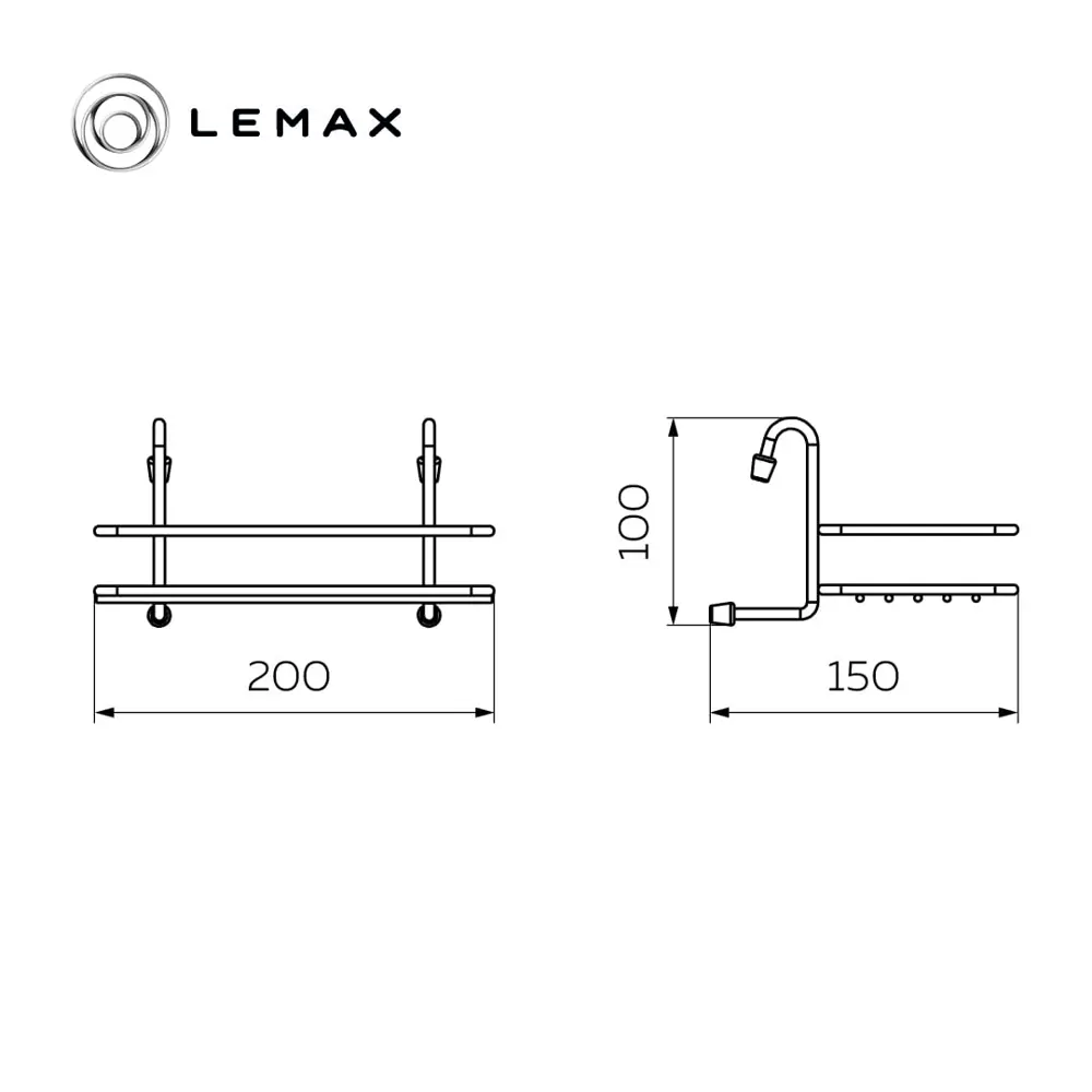 Фото 2 Настенный держатель для кухонных принадлежностей Lemax 15.4x10.5x20 см Металл цвет хромированный Фото 2 Настенный держатель для кухонных принадлежностей Lemax 15.4x10.5x20 см Металл цвет хромированный