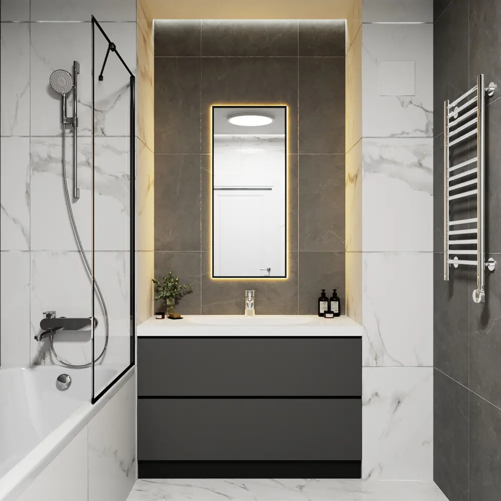 Фото 5 Зеркало со встроенной подсветкой One mirror 11050чст 50x110 см Фото 5 Зеркало со встроенной подсветкой One mirror 11050чст 50x110 см