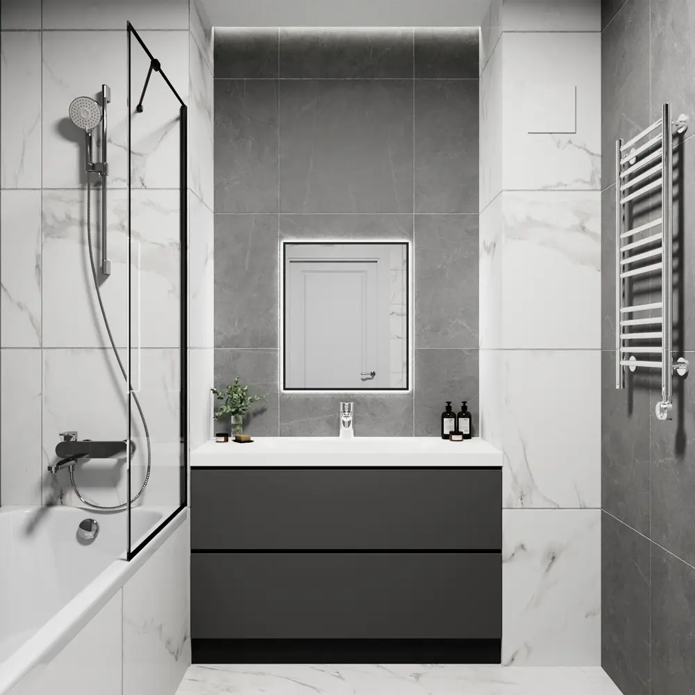 Фото 3 Зеркало со встроенной подсветкой One mirror 6050чсх 50x60 см Фото 3 Зеркало со встроенной подсветкой One mirror 6050чсх 50x60 см