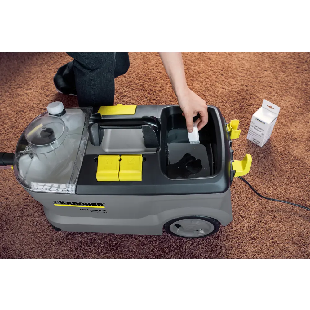 Фото 2 Средство чистящее для ковров Karcher Carpet Pro RM 760 16 таблеток Фото 2 Средство чистящее для ковров Karcher Carpet Pro RM 760 16 таблеток