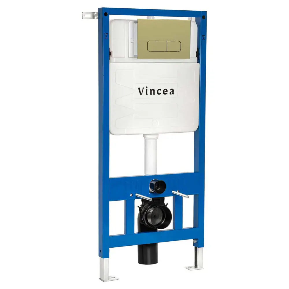 Фото 3 Инсталляция для подвесного унитаза VINCEA Vis-601,vfp-002bg кнопкой цвета брашированное золото VFP-002BG Фото 3 Инсталляция для подвесного унитаза VINCEA Vis-601,vfp-002bg кнопкой цвета брашированное золото VFP-002BG