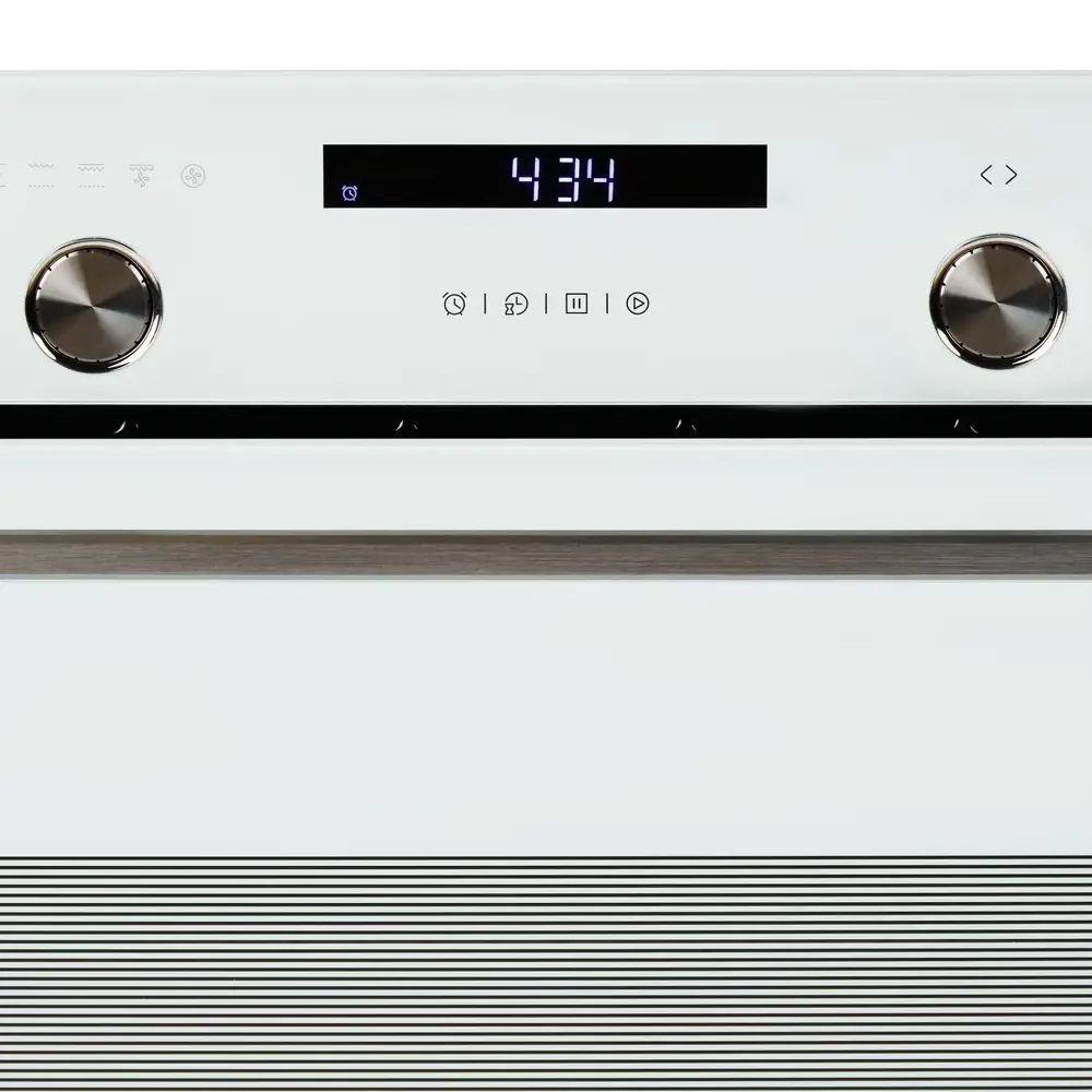 Фото 6 Электрический встраиваемый духовой шкаф Midea MO78101CGW 59.5x59.5x57.5 см цвет белый Фото 6 Электрический встраиваемый духовой шкаф Midea MO78101CGW 59.5x59.5x57.5 см цвет белый