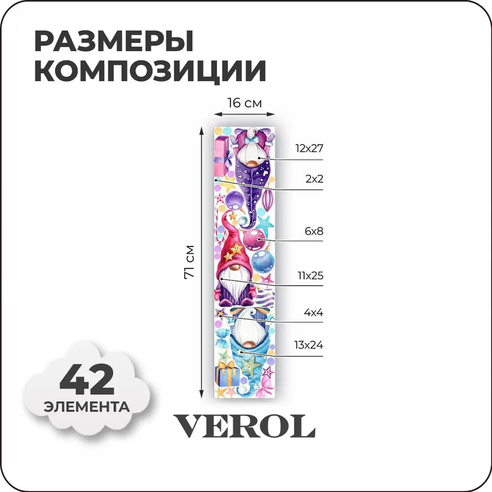 Фото 9 Наклейка Verol Гномы 71 см х 16 см Фото 9 Наклейка Verol Гномы 71 см х 16 см