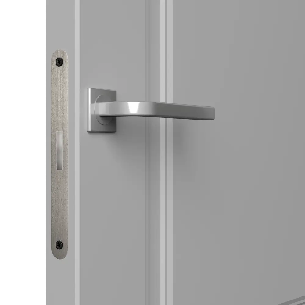 Фото 3 Дверь межкомнатная глухая Прадо-12 90x190 см эмаль цвет гейнсборо с замком и петлями Фото 3 Дверь межкомнатная глухая Прадо-12 90x190 см эмаль цвет гейнсборо с замком и петлями