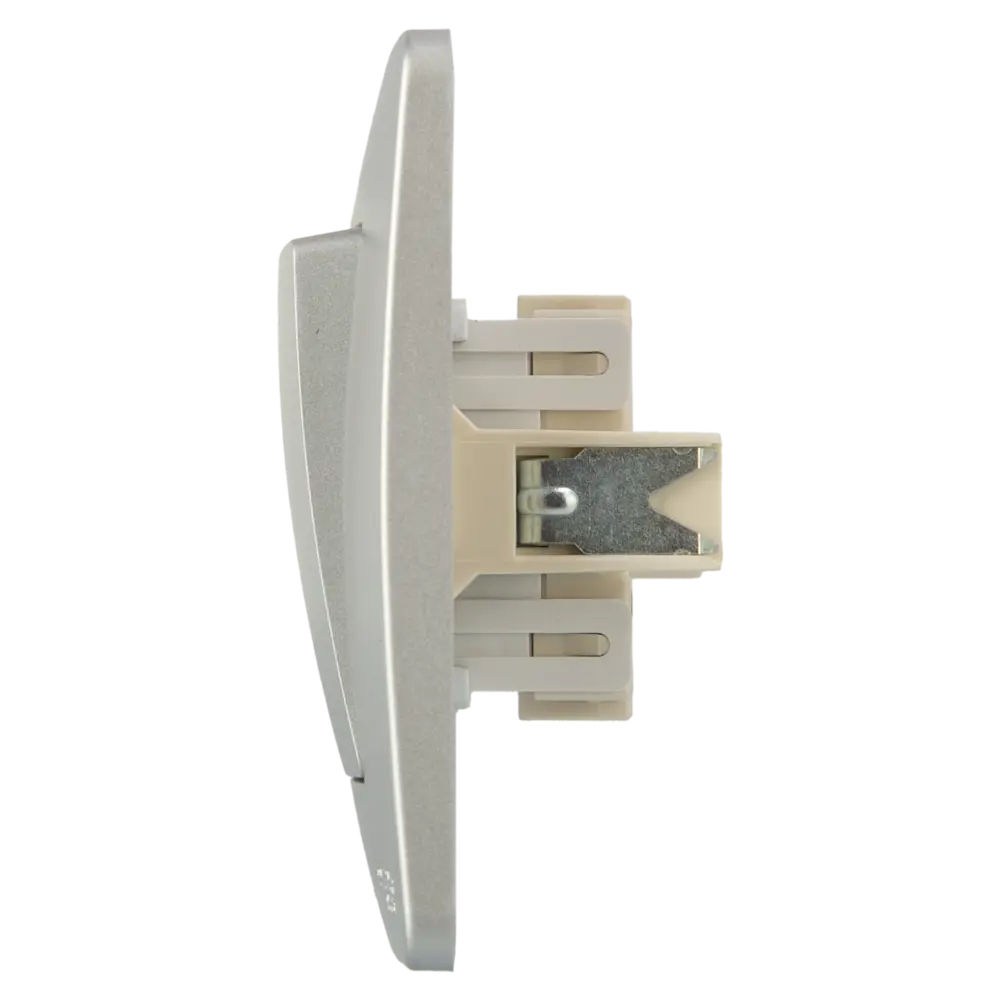 Фото 4 Выключатель встраиваемый Systeme Electric Blanca Сх1 1 клавиша цвет алюминий Фото 4 Выключатель встраиваемый Systeme Electric Blanca Сх1 1 клавиша цвет алюминий