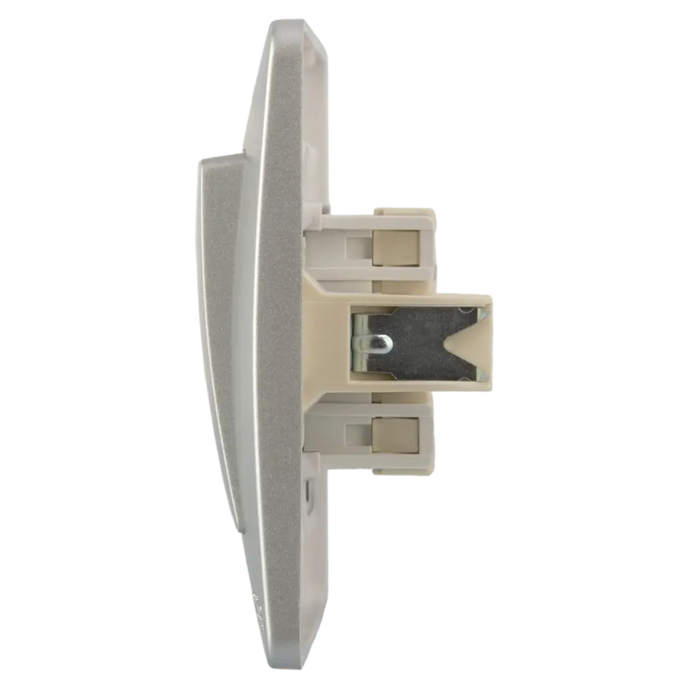 Фото 4 Переключатель встраиваемый Systeme Electric Blanca 1 клавиша цвет алюминий Фото 4 Переключатель встраиваемый Systeme Electric Blanca 1 клавиша цвет алюминий