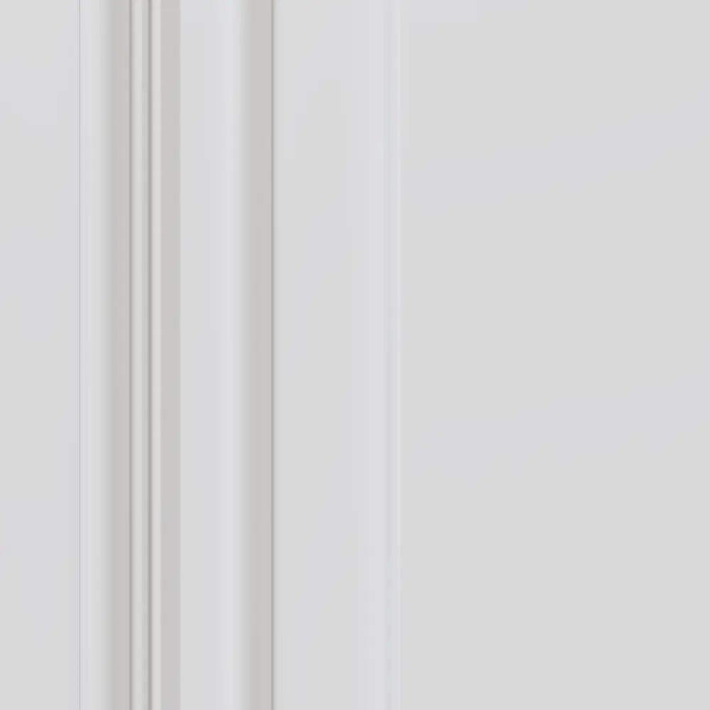 Фото 2 Дверь межкомнатная глухая Диана 1 40x220 см эмаль цвет белый с замком и петлями