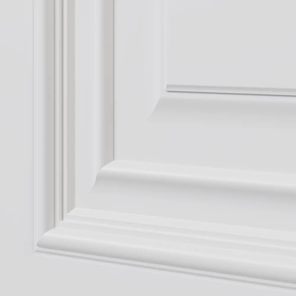 Фото 2 Дверь межкомнатная глухая Диана 2 80x200 см эмаль цвет белый с замком и петлями