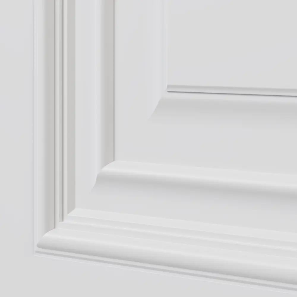 Фото 2 Дверь межкомнатная глухая Диана 2 80x210 см эмаль цвет белый с замком и петлями Фото 2 Дверь межкомнатная глухая Диана 2 80x210 см эмаль цвет белый с замком и петлями