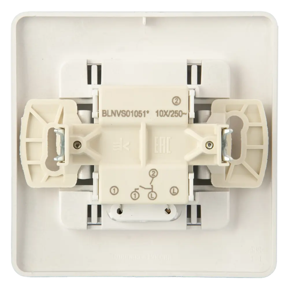 Фото 4 Выключатель встраиваемый Systeme Electric Blanca 10 А 2 клавиши цвет алюминий Фото 4 Выключатель встраиваемый Systeme Electric Blanca 10 А 2 клавиши цвет алюминий
