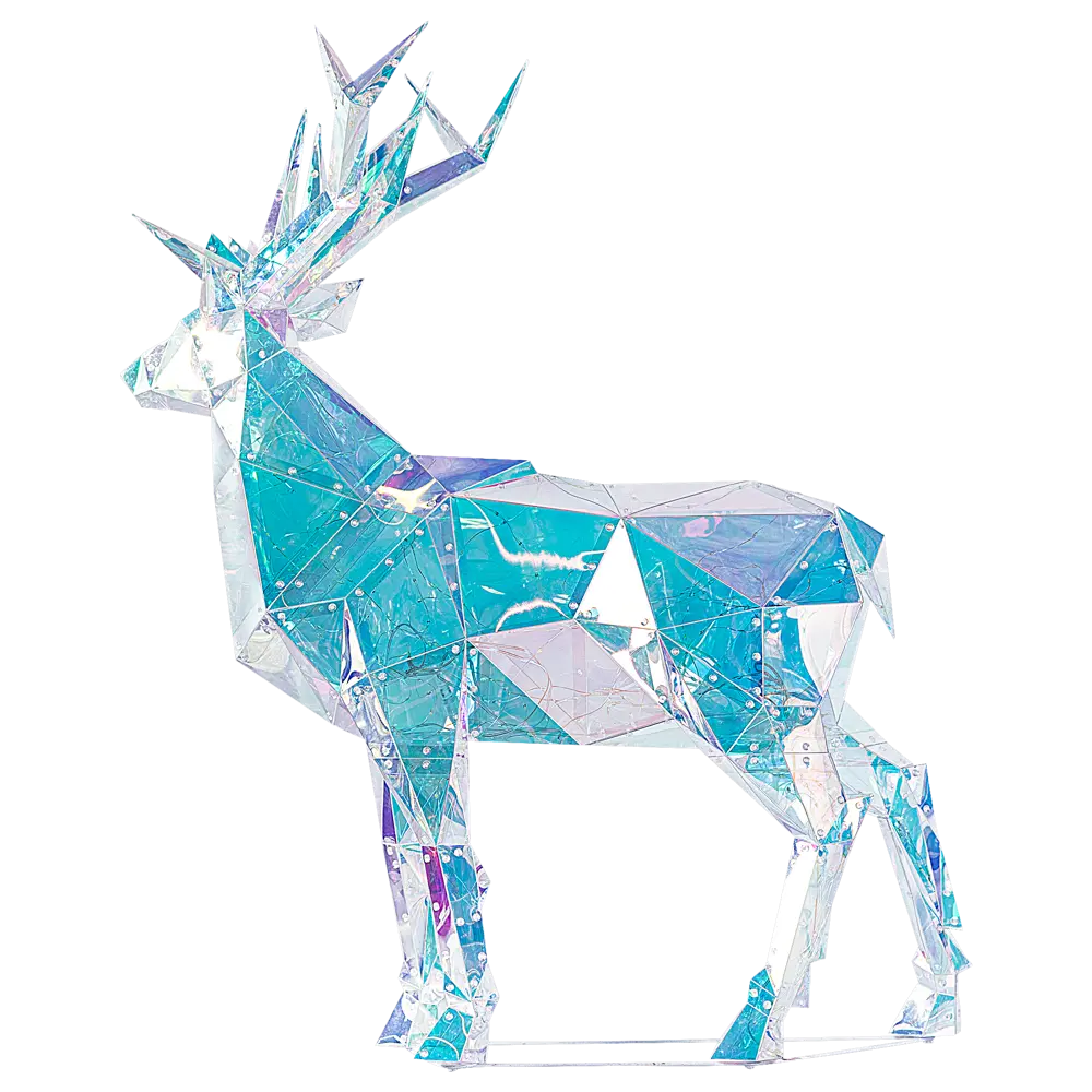 Фото 4 Светящаяся новогодняя фигура "Олень" IP44 500LED 80x25x90см праздничный Фото 4 Светящаяся новогодняя фигура "Олень" IP44 500LED 80x25x90см праздничный