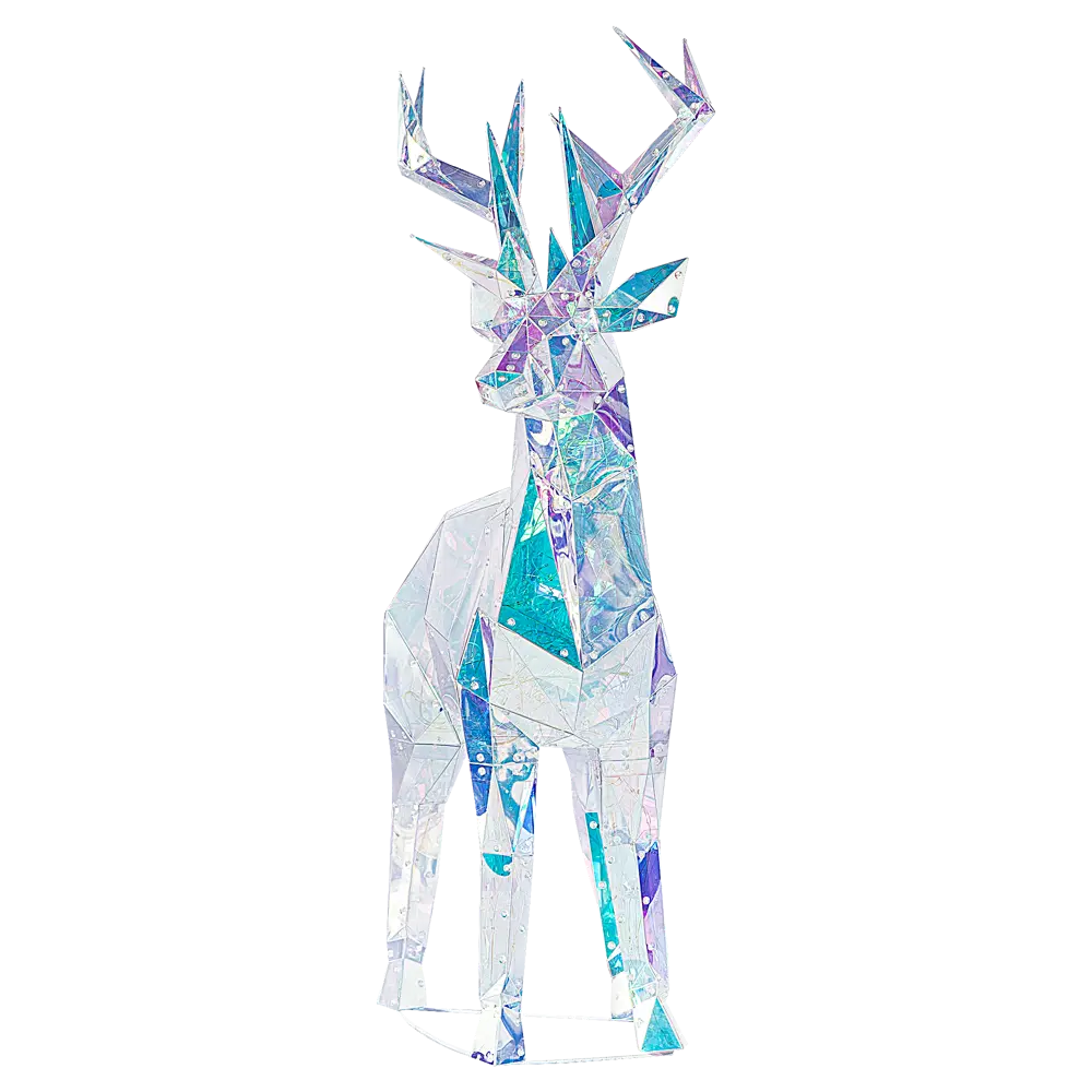 Фото 3 Светящаяся новогодняя фигура "Олень" IP44 500LED 80x25x90см праздничный Фото 3 Светящаяся новогодняя фигура "Олень" IP44 500LED 80x25x90см праздничный