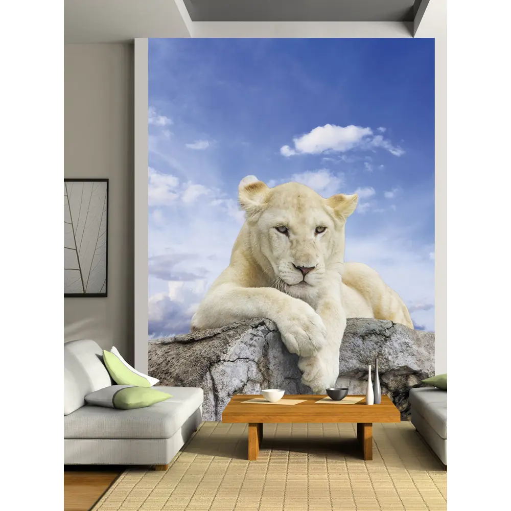 Фото Фотообои флизелиновые Homepick Fotooboi200cm 200x270 см WhiteLeon/4086/ Фото Фотообои флизелиновые Homepick Fotooboi200cm 200x270 см WhiteLeon/4086/