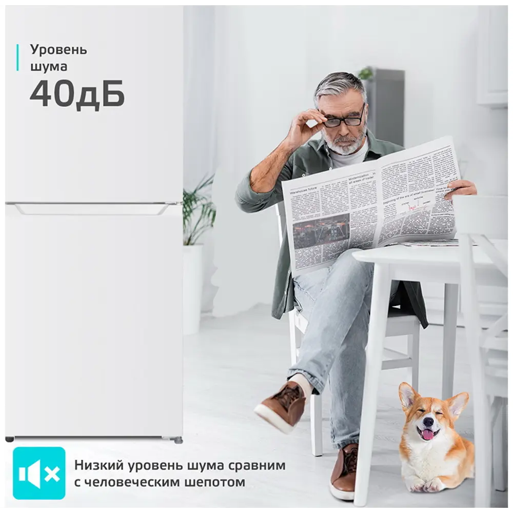 Фото 5 Холодильник двухкамерный Harper RH5559BI белый 60x193.5 см цвет белый Фото 5 Холодильник двухкамерный Harper RH5559BI белый 60x193.5 см цвет белый