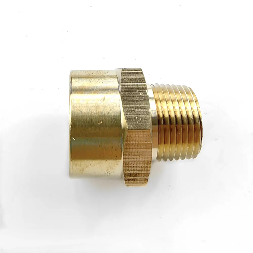 Фото Переходник Профитт латунный пневмо 3/8"НР x 1/2"ВР Фото Переходник Профитт латунный пневмо 3/8"НР x 1/2"ВР