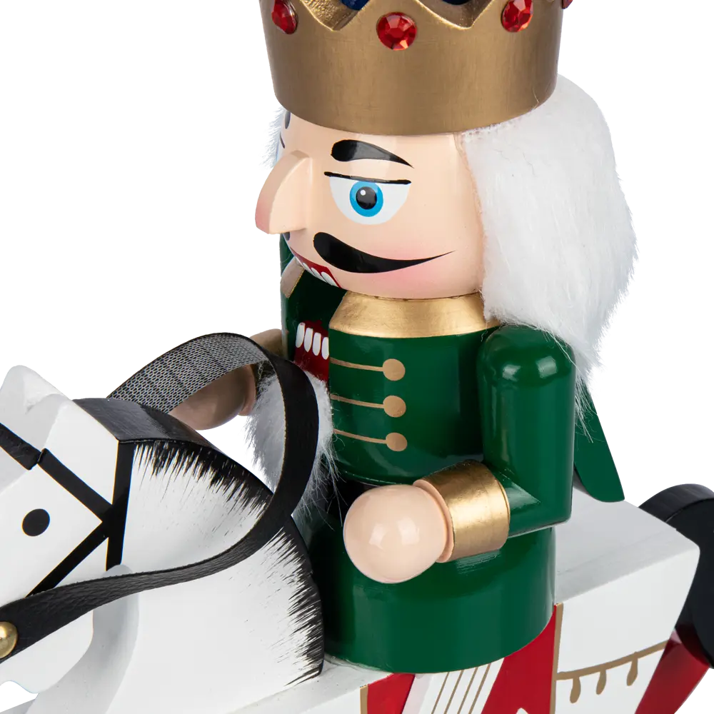 Фото 6 Декоративная фигура Щелкунчик на коне 30x24.5 см красный Фото 6 Декоративная фигура Щелкунчик на коне 30x24.5 см красный