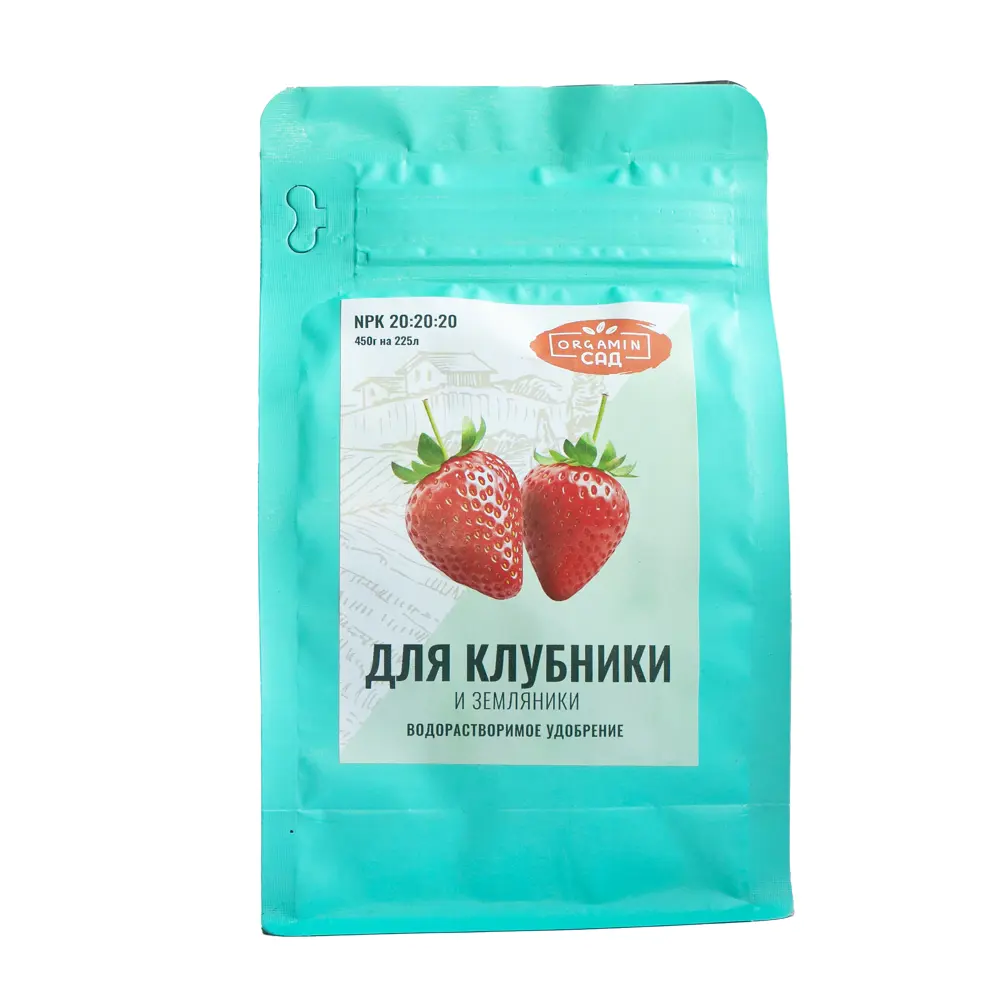 Фото Органическое удобрение Orgamin для клубники 0.45 кг Фото Органическое удобрение Orgamin для клубники 0.45 кг