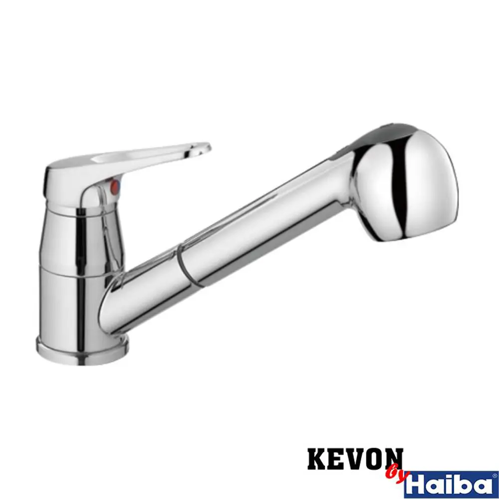 Фото 2 Смеситель для кухни Kevon KV15201 выдвижной излив 7 см цвет хром Фото 2 Смеситель для кухни Kevon KV15201 выдвижной излив 7 см цвет хром