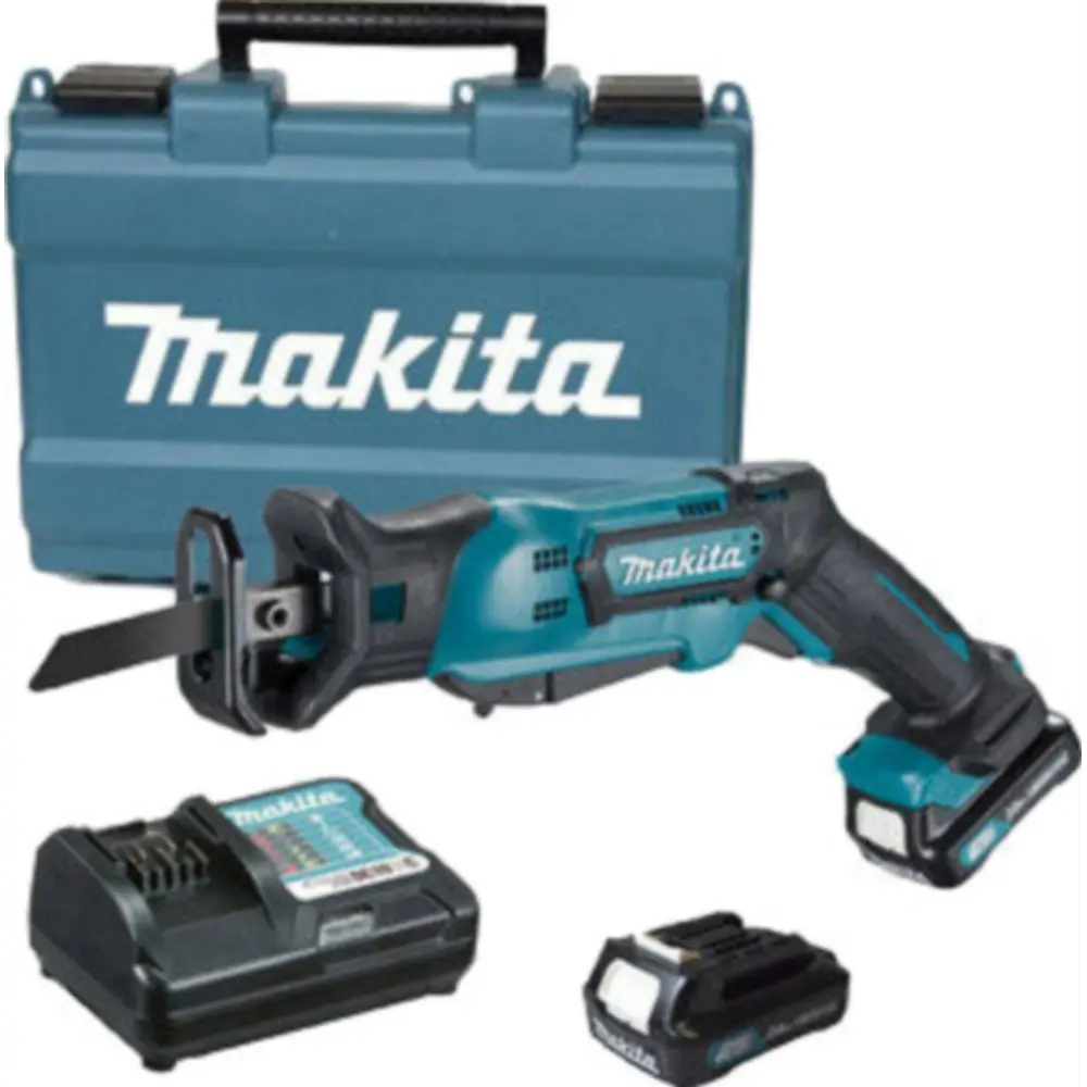 Фото Пила сабельная аккумуляторная Makita JR105DWAE, 12 В Li-Ion 2x2 Ач Фото Пила сабельная аккумуляторная Makita JR105DWAE, 12 В Li-Ion 2x2 Ач