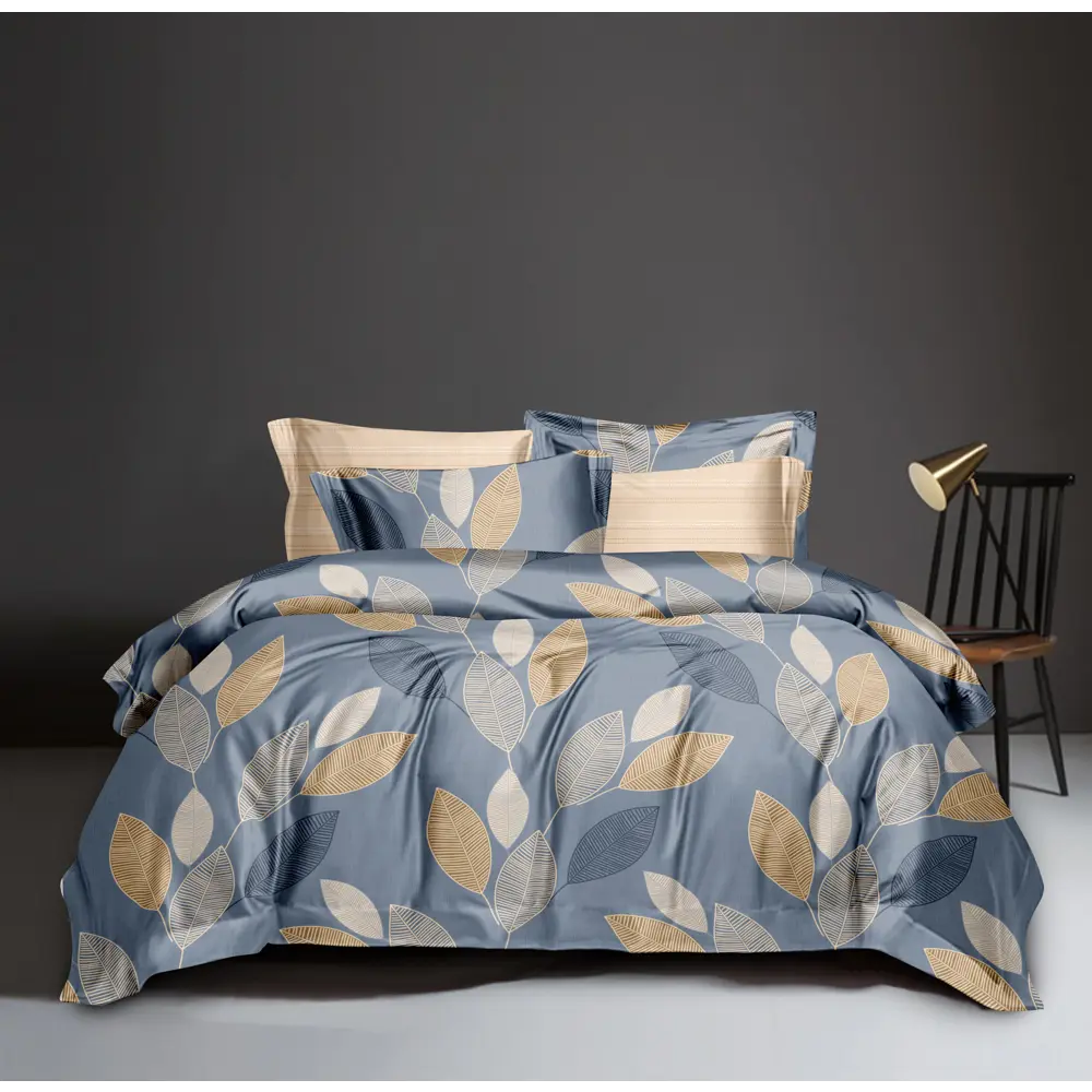 Фото 2 Комплект постельного белья Tango Dream Fly евро полисатин наволочки 50x70 - 2 шт цвет серый/бежевый DF03-524