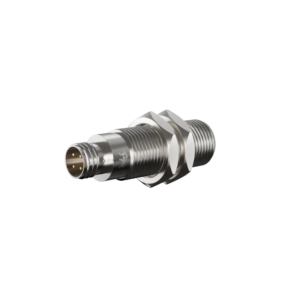 Фото 3 Индуктивный датчик Prompower KJ118-D08NA-DS1248-LY латунь заподлицо М18 8 мм NPN-НО разъём M12 Фото 3 Индуктивный датчик Prompower KJ118-D08NA-DS1248-LY латунь заподлицо М18 8 мм NPN-НО разъём M12