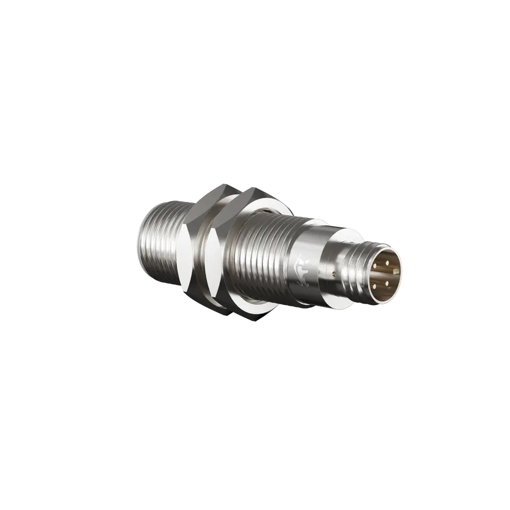 Фото 4 Индуктивный датчик Prompower KJ118-D08NA-DS1248-LY латунь заподлицо М18 8 мм NPN-НО разъём M12 Фото 4 Индуктивный датчик Prompower KJ118-D08NA-DS1248-LY латунь заподлицо М18 8 мм NPN-НО разъём M12