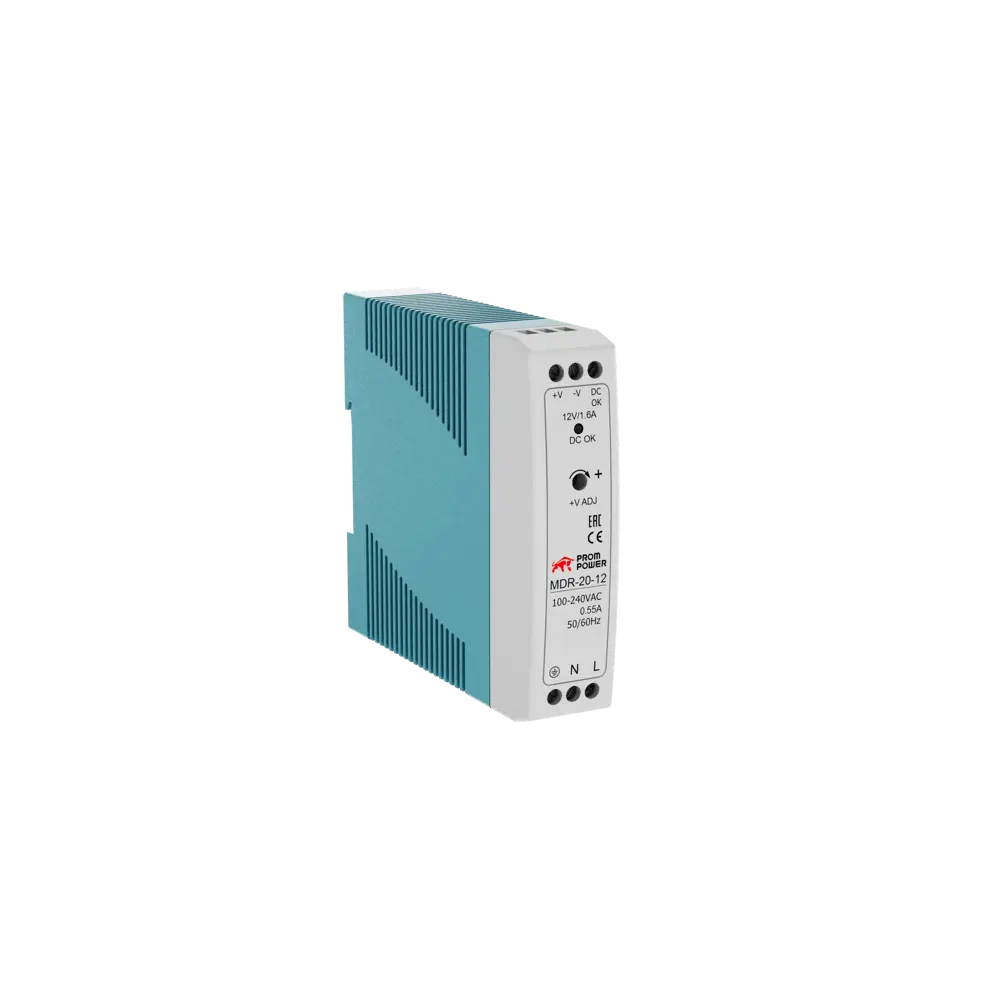 Фото 6 Источник питания Prompower MDR-20-12 на выходе 12 В DC 1.6 A 20 Вт входное 85-264 В AC 120-370 В DC Фото 6 Источник питания Prompower MDR-20-12 на выходе 12 В DC 1.6 A 20 Вт входное 85-264 В AC 120-370 В DC