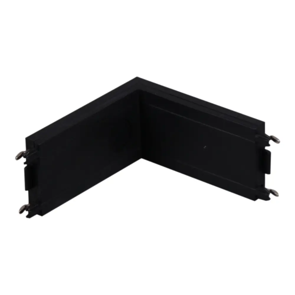 Фото Коннектор Reluce Rl 06103 inner connector bk угловой жесткий для соединения трековых шинопроводов накладной однофазный цвет черный Фото Коннектор Reluce Rl 06103 inner connector bk угловой жесткий для соединения трековых шинопроводов накладной однофазный цвет черный