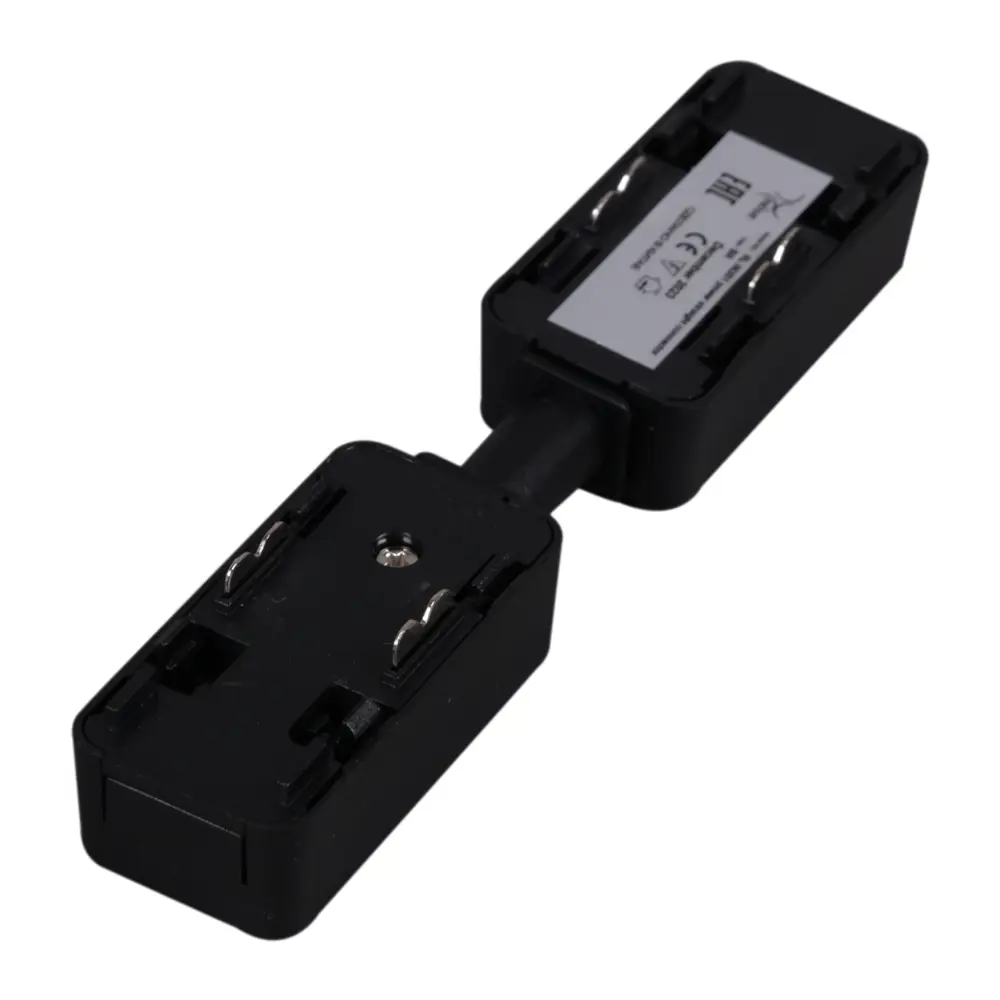 Фото Коннектор Reluce Rl 06201 power straight connector bk прямой гибкий для соединения трековых шинопроводов встраиваемых однофазных цвет черный Фото Коннектор Reluce Rl 06201 power straight connector bk прямой гибкий для соединения трековых шинопроводов встраиваемых однофазных цвет черный