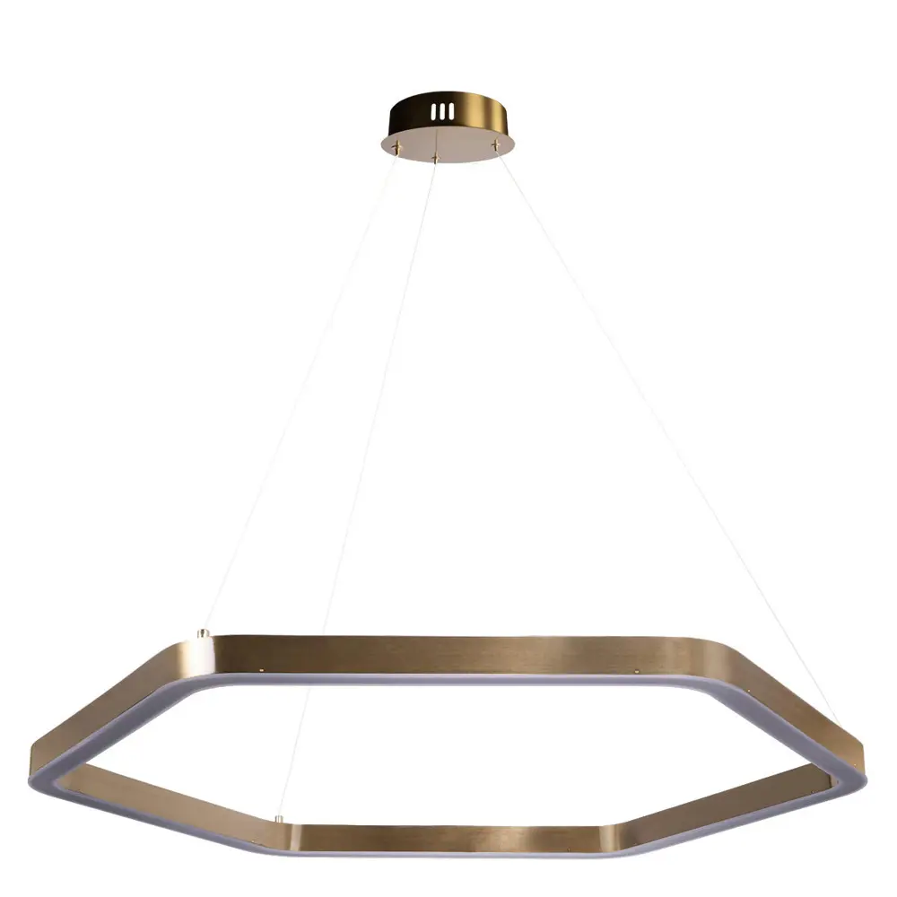 Фото 4 Светильник подвесной светодиодный Loft It Titanium 10243l gold 13.43 м² теплый белый (желтый) свет цвет золото Фото 4 Светильник подвесной светодиодный Loft It Titanium 10243l gold 13.43 м² теплый белый (желтый) свет цвет золото