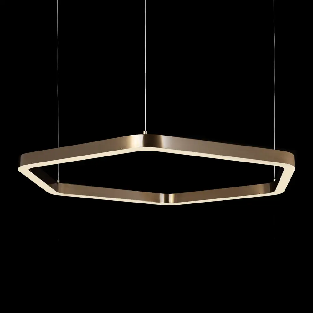Фото 2 Светильник подвесной светодиодный Loft It Titanium 10243l gold 13.43 м² теплый белый (желтый) свет цвет золото Фото 2 Светильник подвесной светодиодный Loft It Titanium 10243l gold 13.43 м² теплый белый (желтый) свет цвет золото