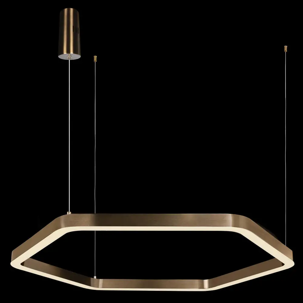 Фото 5 Светильник подвесной светодиодный Loft It Titanium 10243l gold 13.43 м² теплый белый (желтый) свет цвет золото Фото 5 Светильник подвесной светодиодный Loft It Titanium 10243l gold 13.43 м² теплый белый (желтый) свет цвет золото