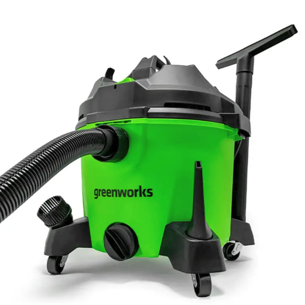 Фото 4 Пылесос строительный Greenworks G120WDV, 1300 Вт, 34 л Фото 4 Пылесос строительный Greenworks G120WDV, 1300 Вт, 34 л