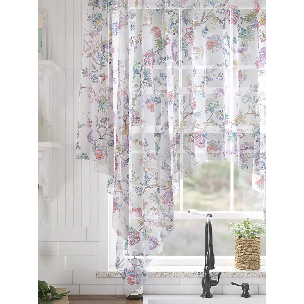 Фото 2 Тюль Helga Базовая коллекция HH534088 на шторной ленте 145x200 см цвет белый, синий, бежевый, коричневый, красный, голубой Фото 2 Тюль Helga Базовая коллекция HH534088 на шторной ленте 145x200 см цвет белый, синий, бежевый, коричневый, красный, голубой