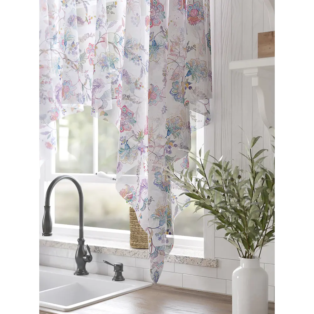 Фото 3 Тюль Helga Базовая коллекция HH534088 на шторной ленте 145x200 см цвет белый, синий, бежевый, коричневый, красный, голубой Фото 3 Тюль Helga Базовая коллекция HH534088 на шторной ленте 145x200 см цвет белый, синий, бежевый, коричневый, красный, голубой