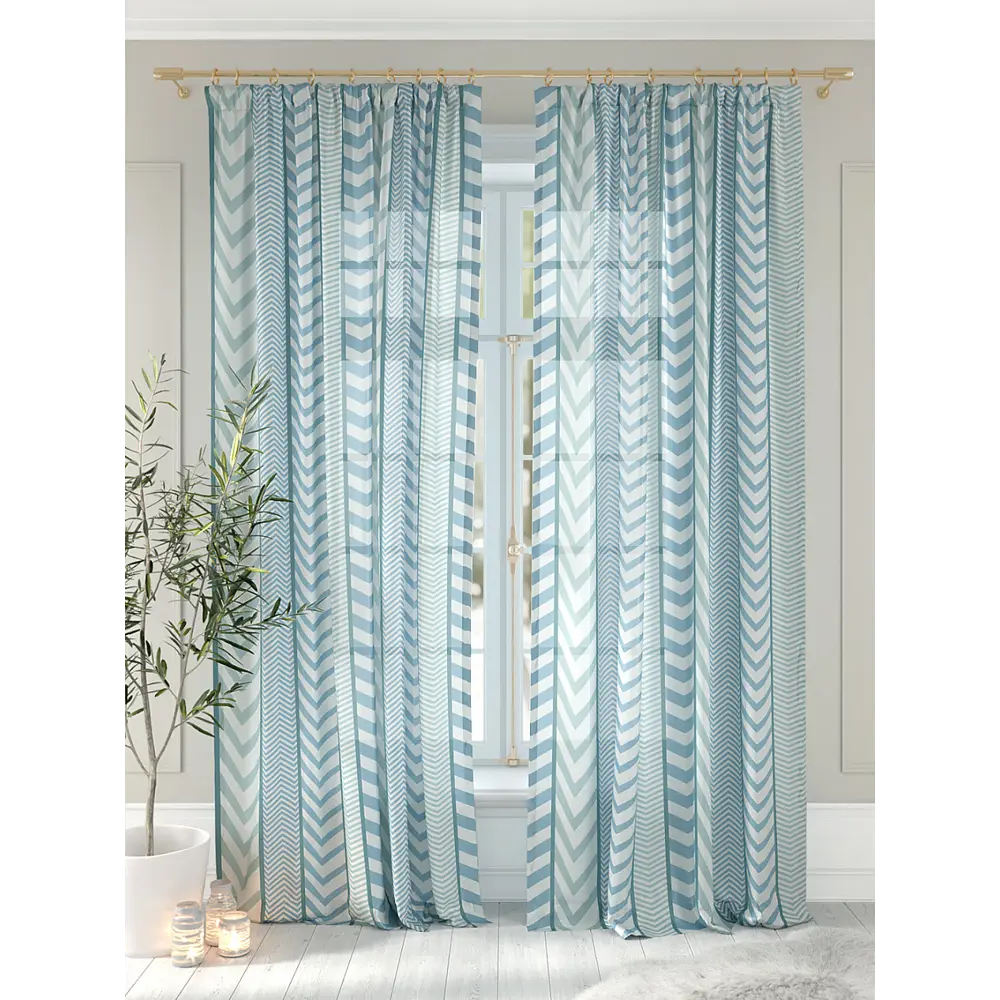 Фото Тюль Helga Базовая коллекция HH970090 на шторной ленте 260x150 см цвет синий Фото Тюль Helga Базовая коллекция HH970090 на шторной ленте 260x150 см цвет синий