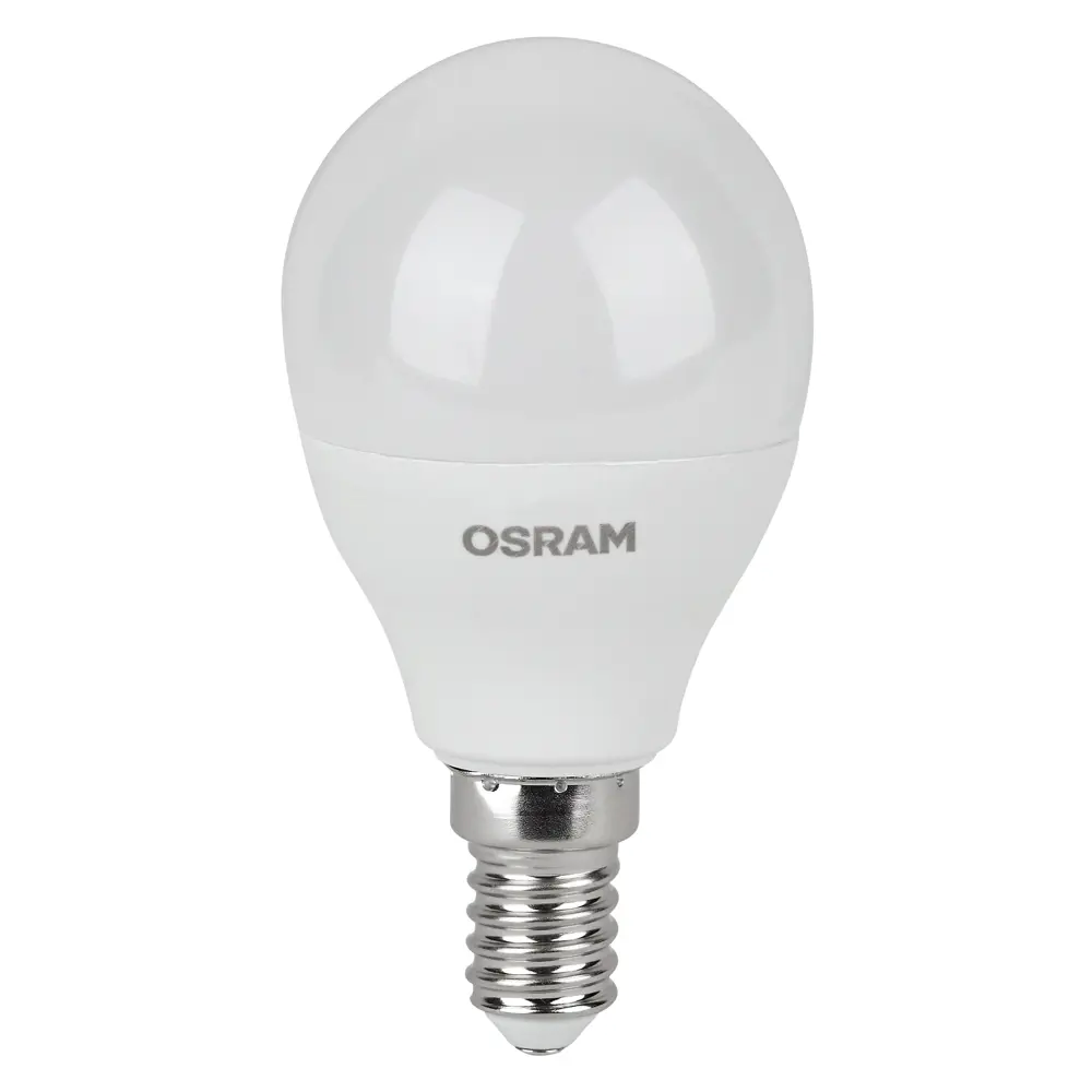 Фото Лампа светодиодная Osram LS CLP100 E14 9 Вт/865 холодный белый свет Фото Лампа светодиодная Osram LS CLP100 E14 9 Вт/865 холодный белый свет