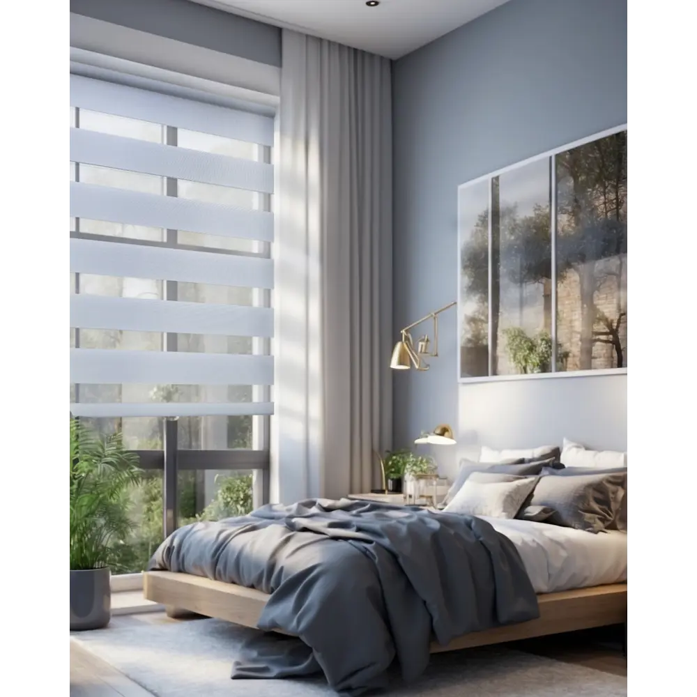 Фото 2 Рулонная штора Лентабел Сандра 58x160 см цвет лавандовый