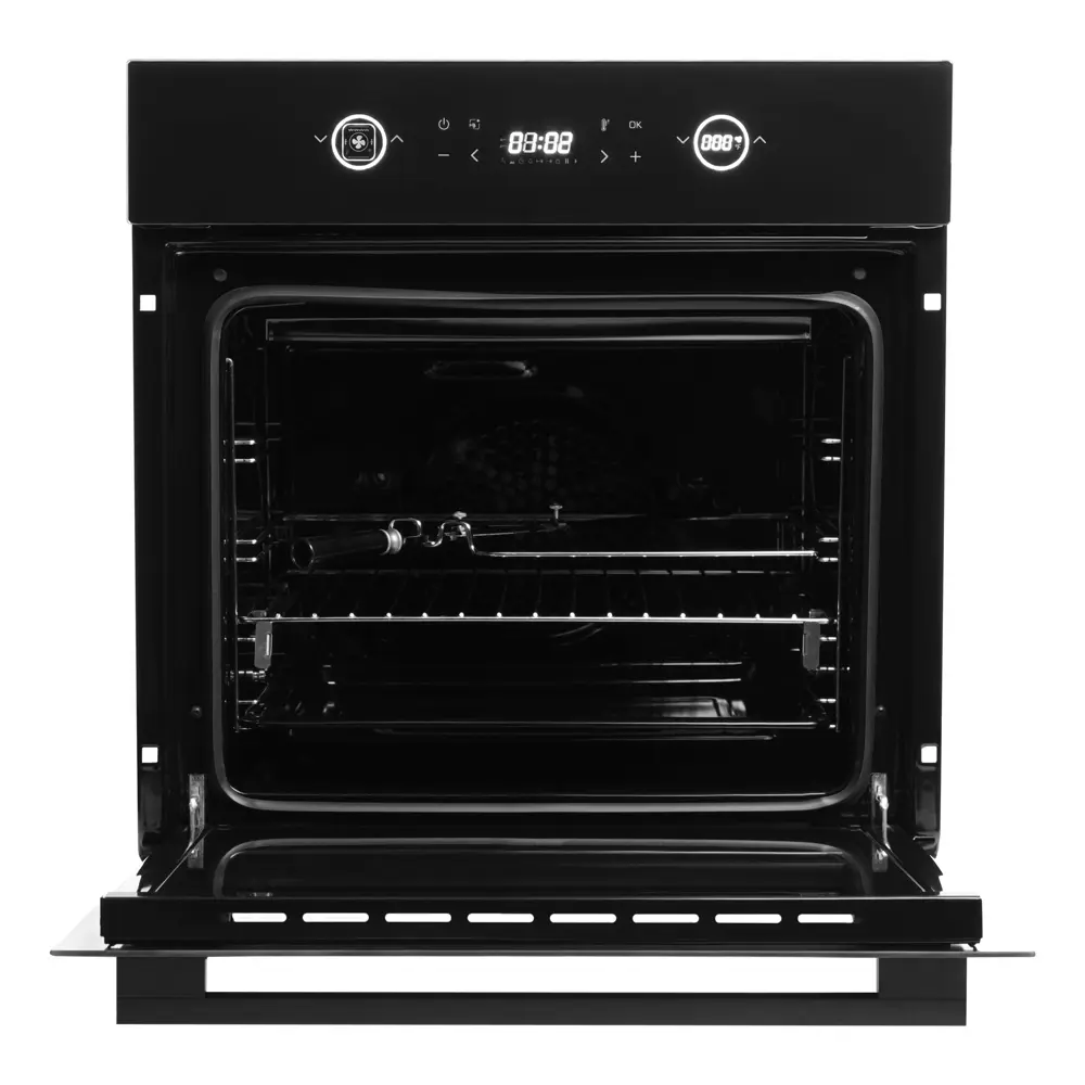 Фото 3 Встраиваемый духовой шкаф Hyundai Heo 6752 Bg 59.50x59.50x54.30 см цвет черный Фото 3 Встраиваемый духовой шкаф Hyundai Heo 6752 Bg 59.50x59.50x54.30 см цвет черный