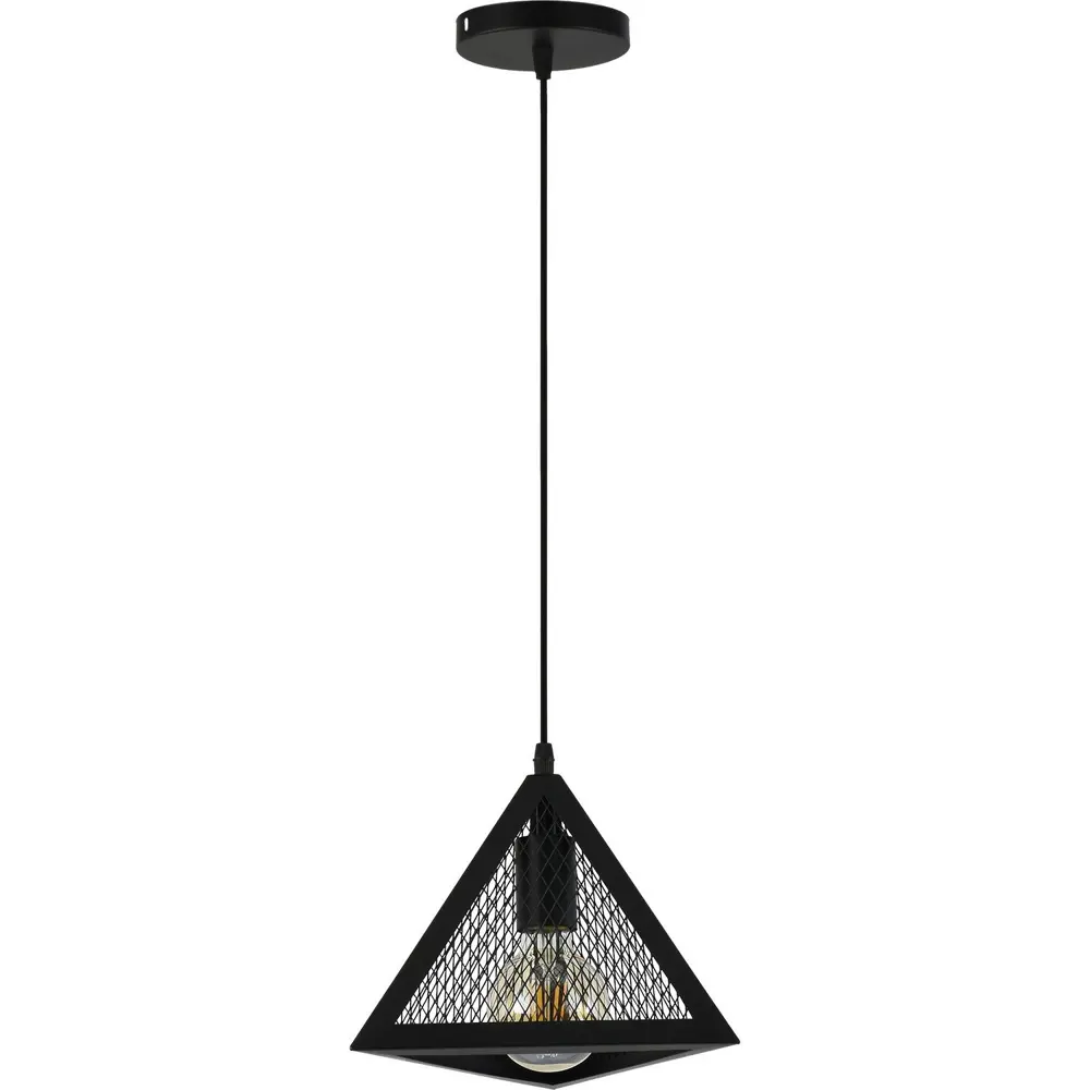 Фото 4 Светильник подвесной Reluce 03042-0.9-01 bk 1 лампа 3 м² цвет черный Фото 4 Светильник подвесной Reluce 03042-0.9-01 bk 1 лампа 3 м² цвет черный