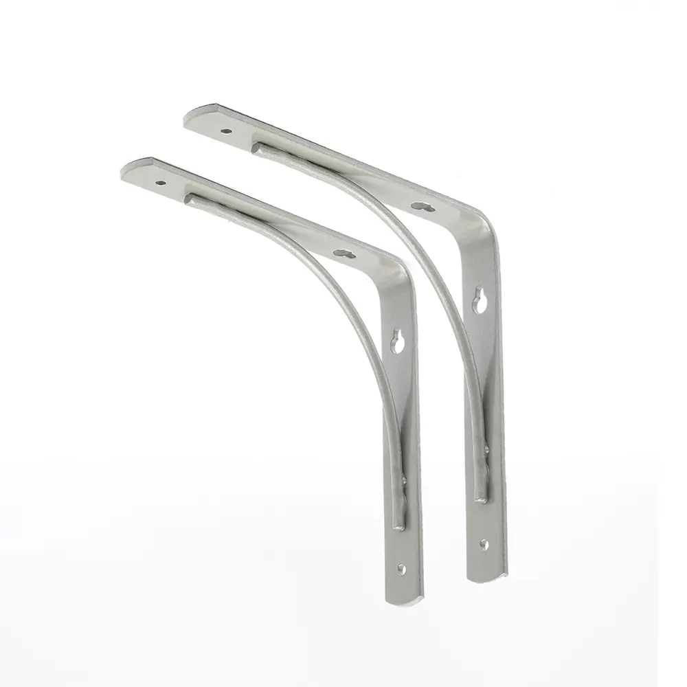 Фото Кронштейн усиленный Трибатрон 100x100 алюминиевый металлик комплект 2 шт Фото Кронштейн усиленный Трибатрон 100x100 алюминиевый металлик комплект 2 шт