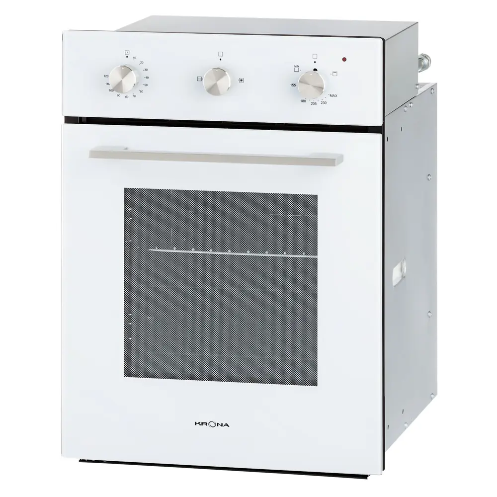 Фото 2 Духовой шкаф газовый Krona Stretto 45 wh 44.7x59.4x55 см цвет белый
