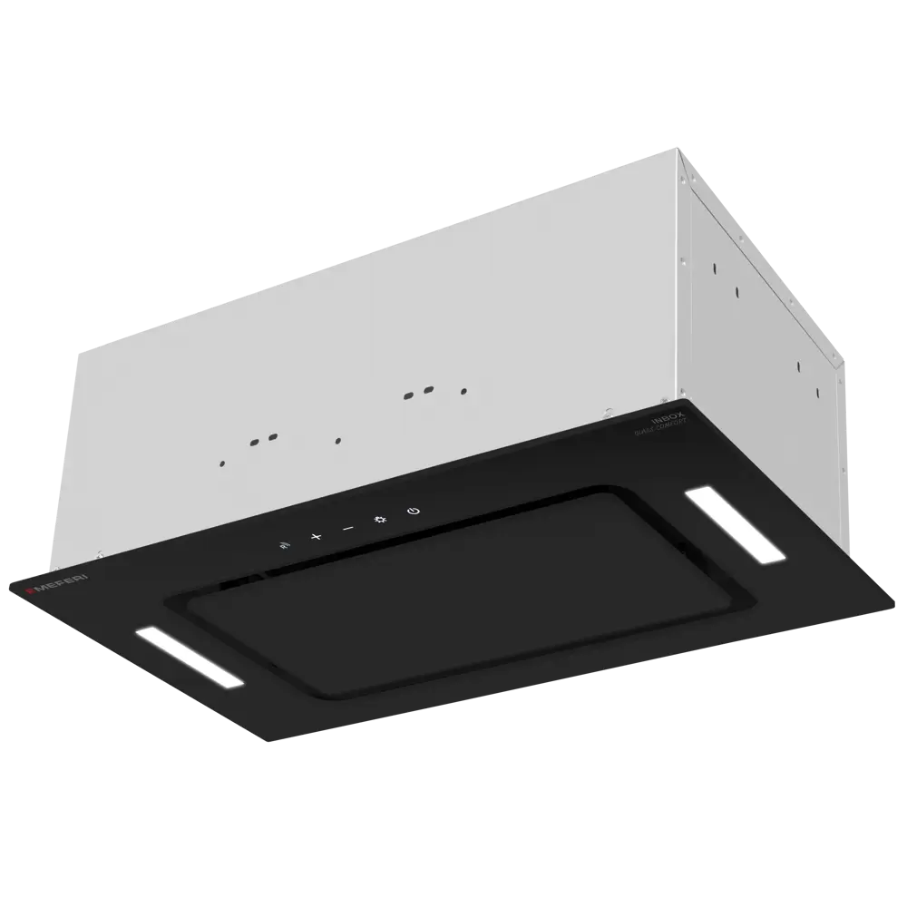 Фото Встраиваемая вытяжка Meferi INBOX52BK GLASS COMFORT 52 см цвет черный Фото Встраиваемая вытяжка Meferi INBOX52BK GLASS COMFORT 52 см цвет черный