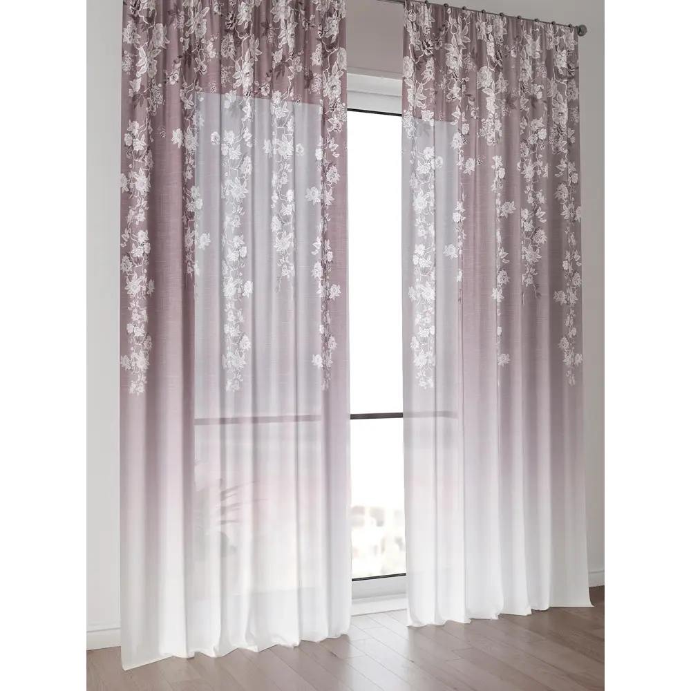 Фото 3 Тюль Comfy Way Алоуна - 78 CW580078-240 150x240 см на шторной ленте цвет белый 2 шт Фото 3 Тюль Comfy Way Алоуна - 78 CW580078-240 150x240 см на шторной ленте цвет белый 2 шт