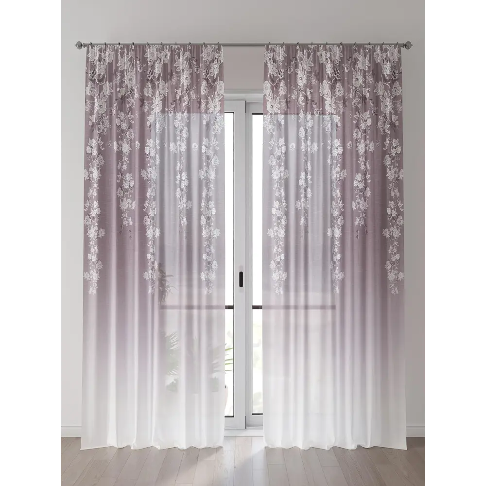 Фото 2 Тюль Comfy Way Алоуна - 78 CW580078-240 150x240 см на шторной ленте цвет белый 2 шт Фото 2 Тюль Comfy Way Алоуна - 78 CW580078-240 150x240 см на шторной ленте цвет белый 2 шт